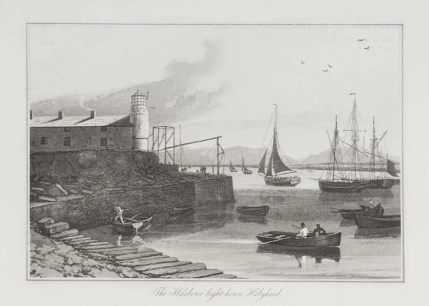 W Daniell - Harbour Lighthouse, Holyhead c1820