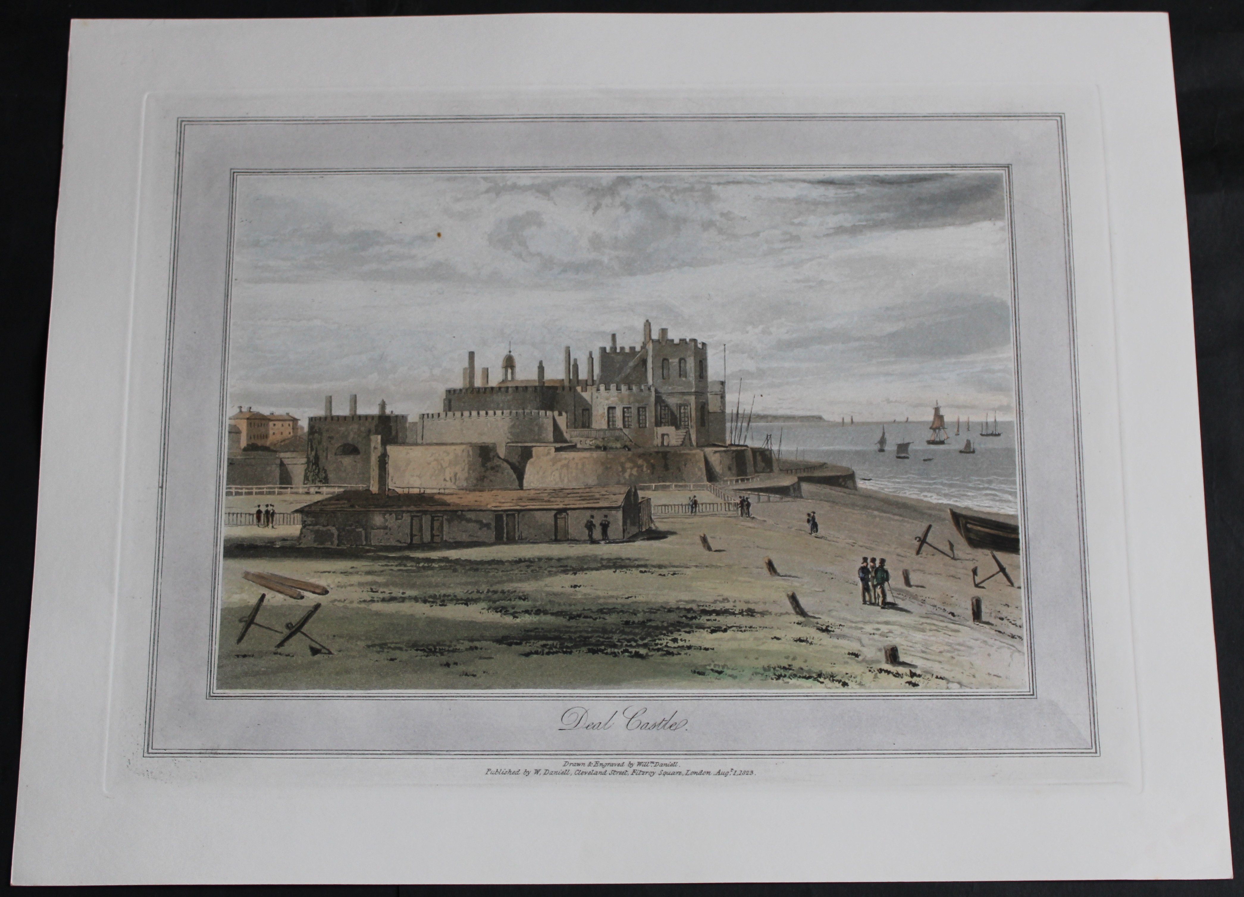 W Daniell - Deal Castle Kent c1820