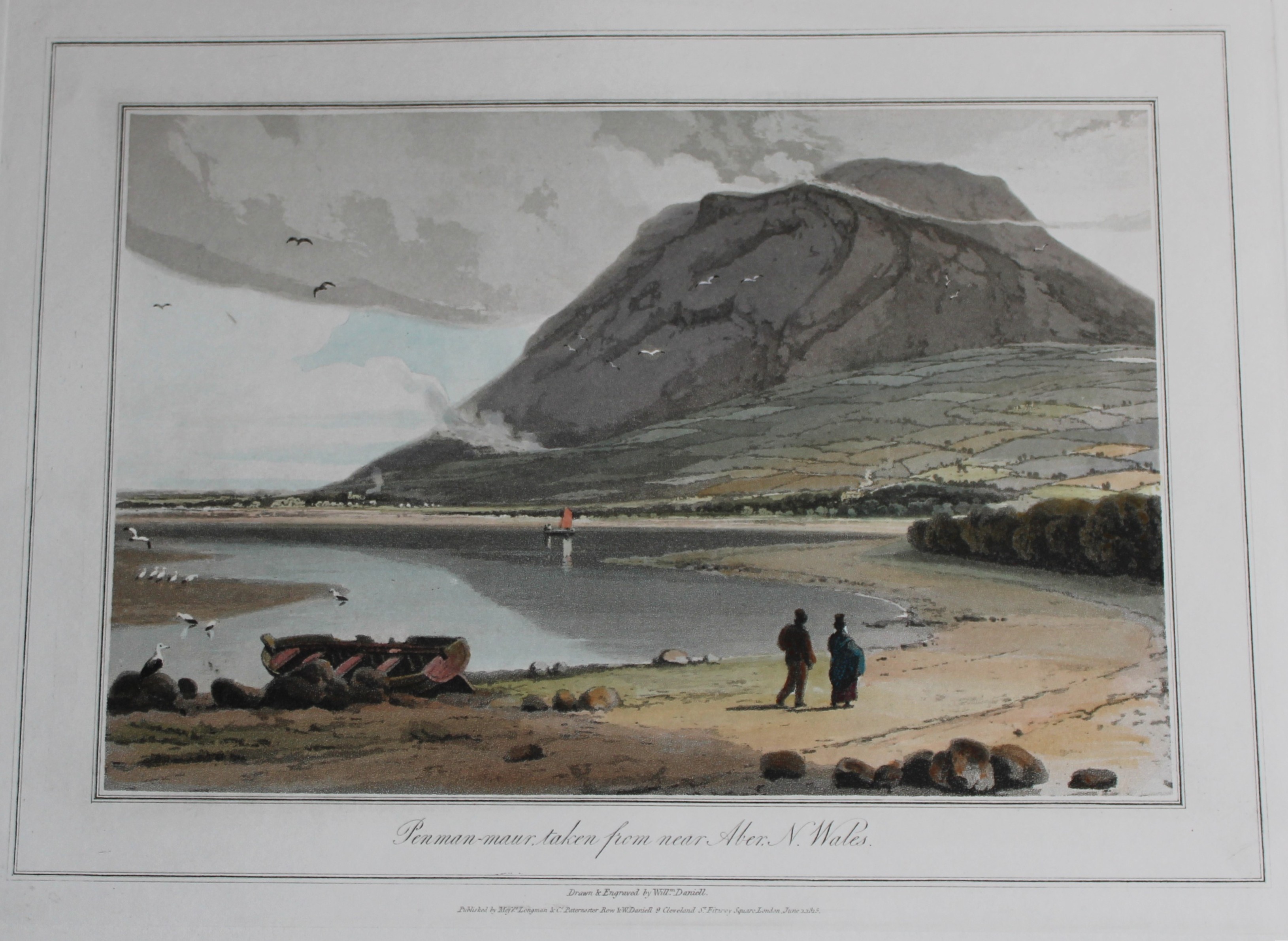W Daniell - Penman-maur, N Wales c1820