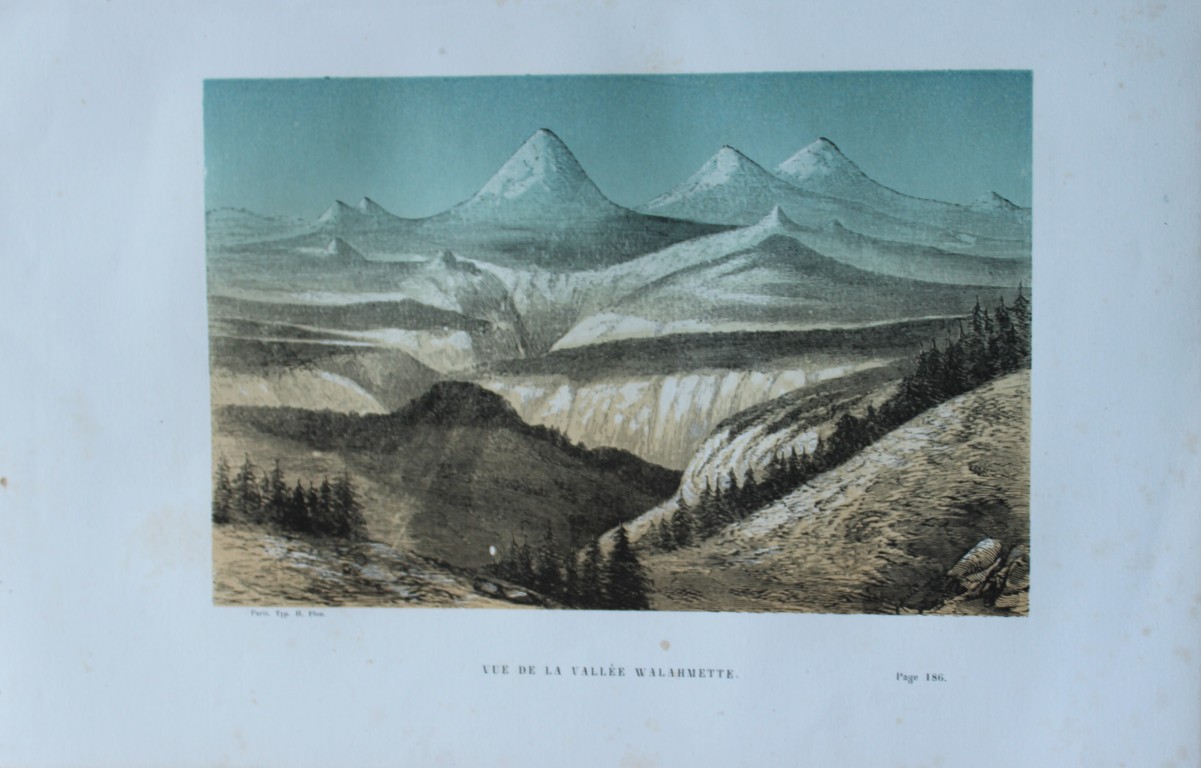 Abbe E Domenech - Walamette Valley and Pyramid Lake 1860