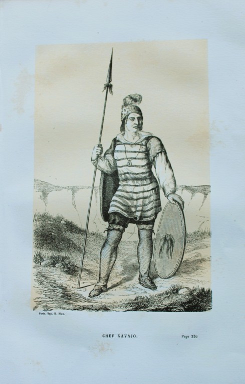 Abbe E Domenech - Navajo Chief 1860
