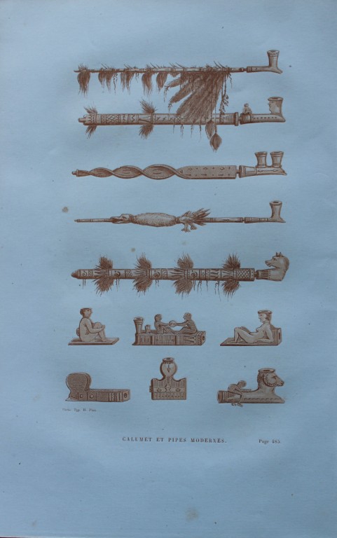 Abbe E Domenech - Ancient Peace Pipes of North America 1860