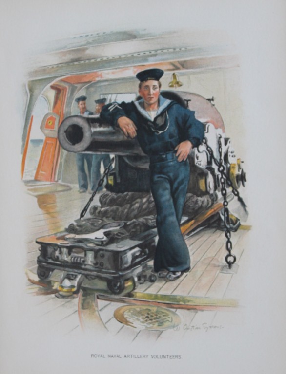 WC Symons - Royal Navy Artillery Volunteers 1890