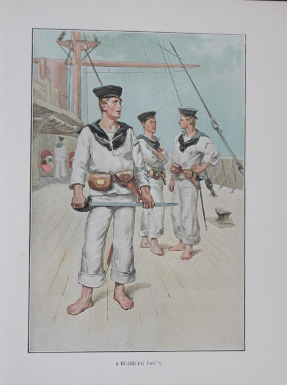 WC Symons - A boarding party 1890