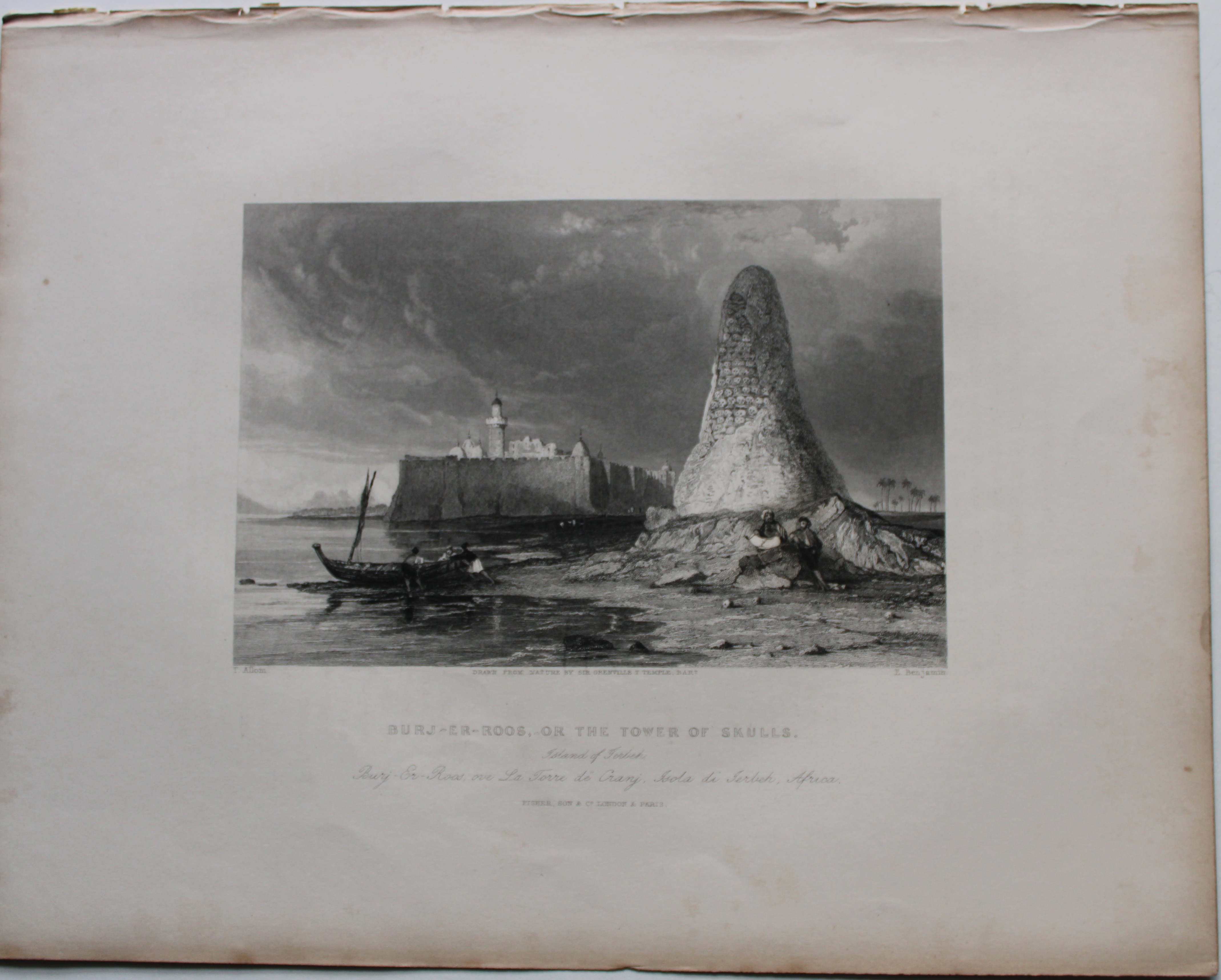 Rev. Wright - Burj-Er-Roos Or The Tower Of Skulls  1839