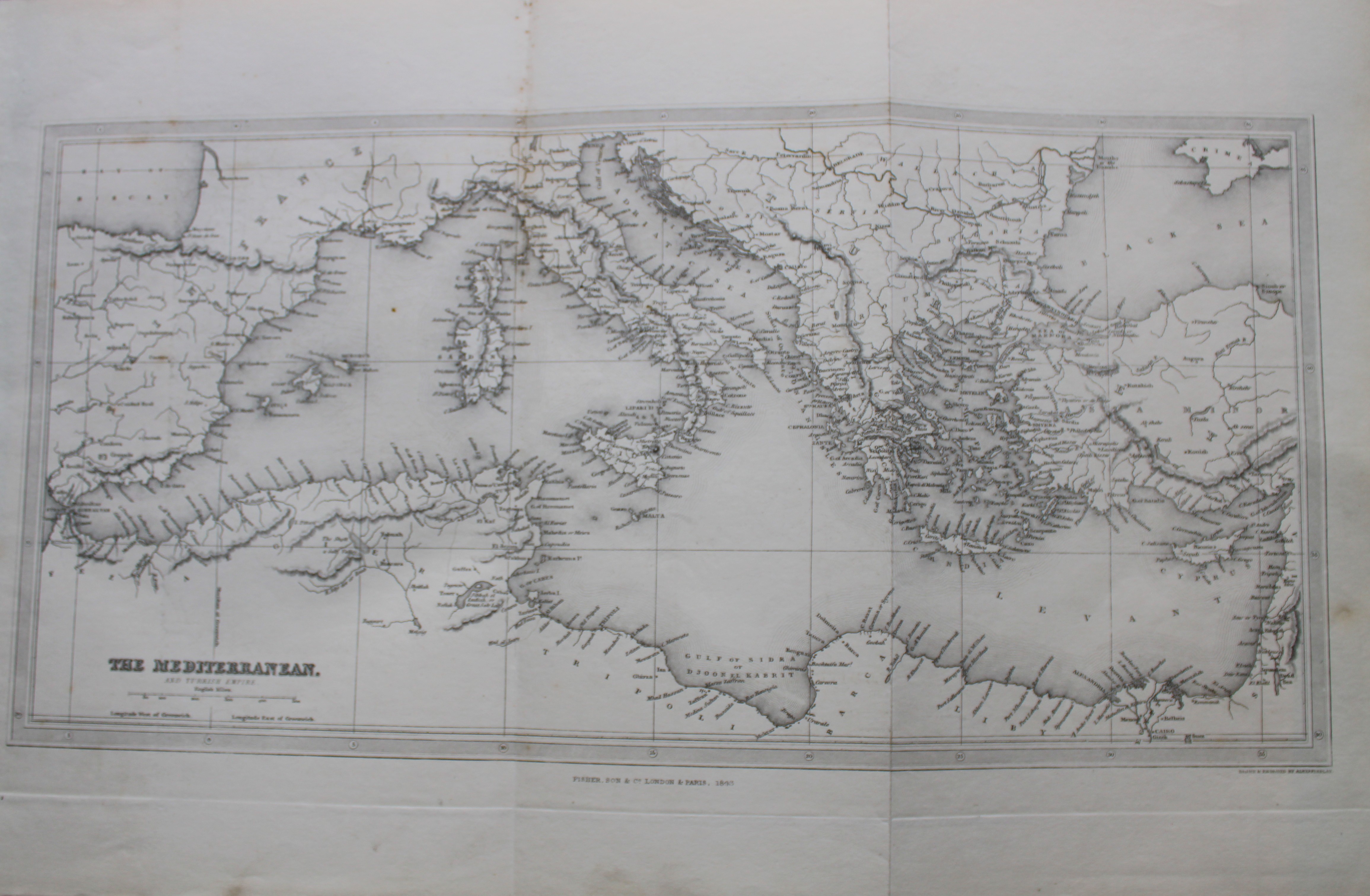Rev. Wright - Map of Med  1839