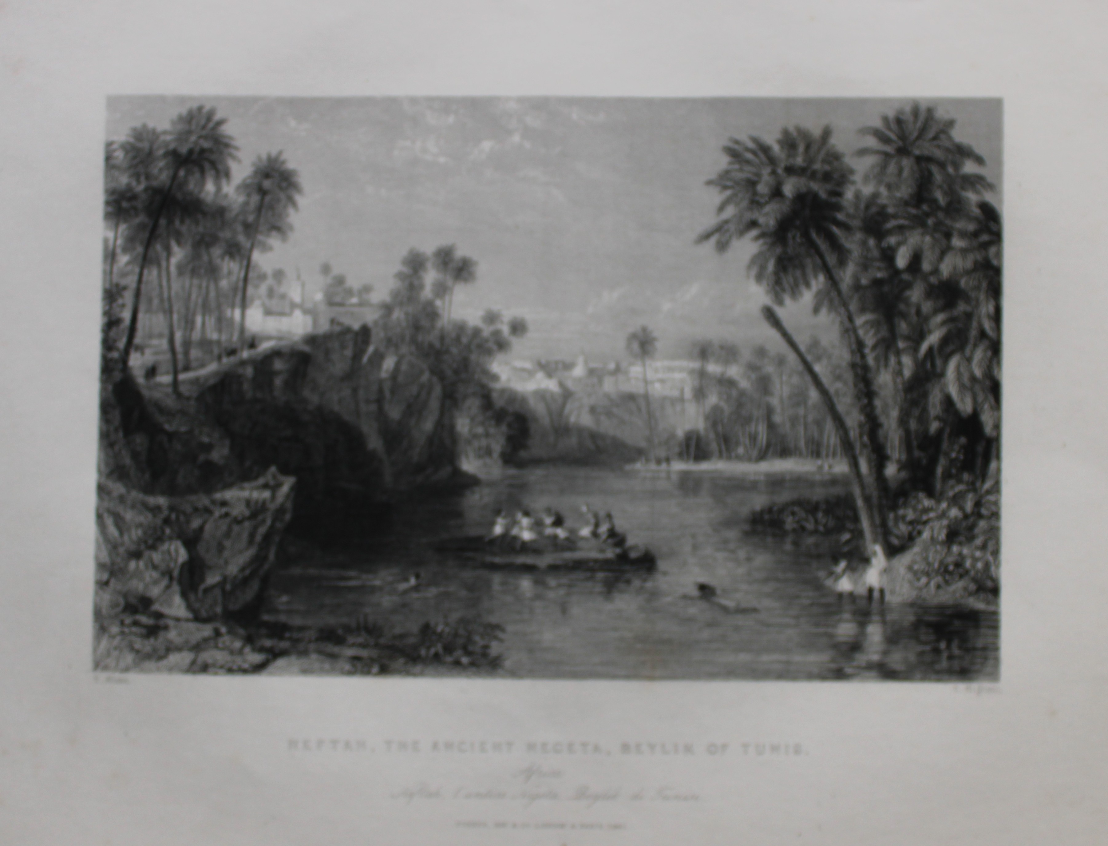 Rev. Wright - Neftan, The Ancient Negeta, Beylik of Tunis  1839