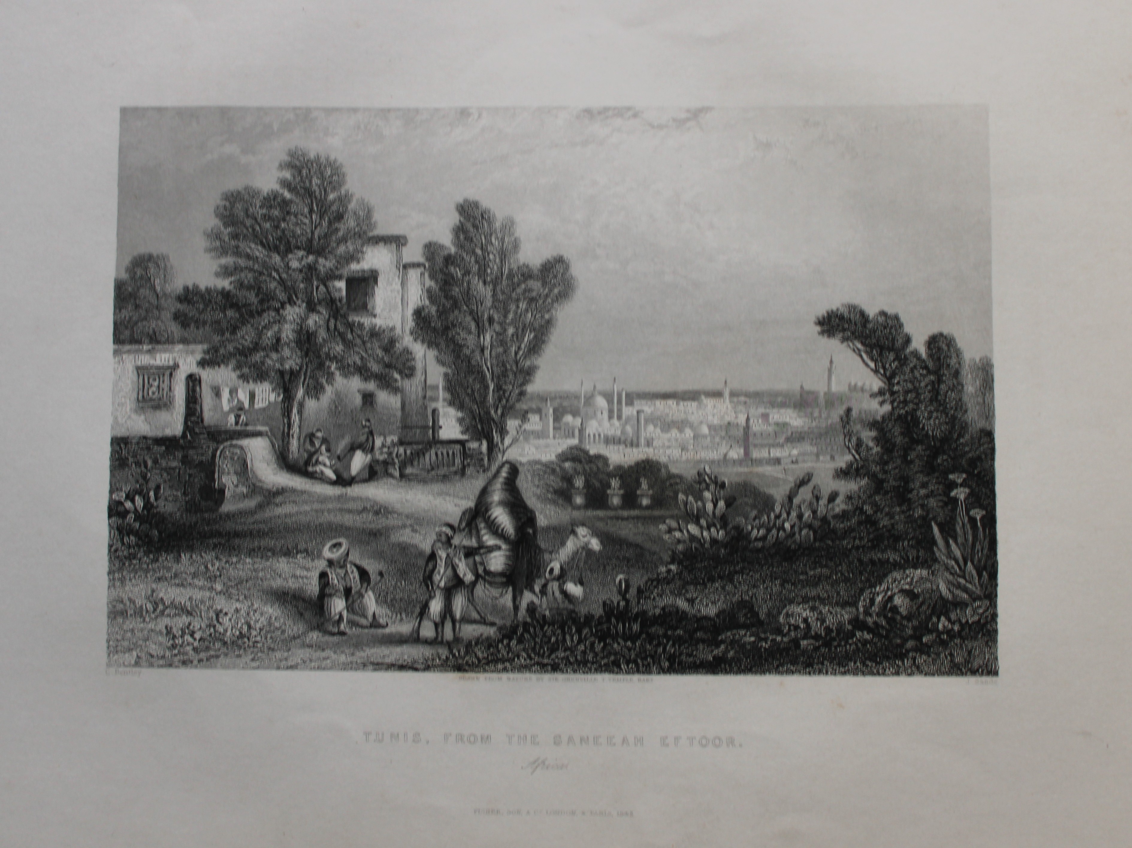 Rev. Wright - Tunis, From the Saneeah Eftoor  1839