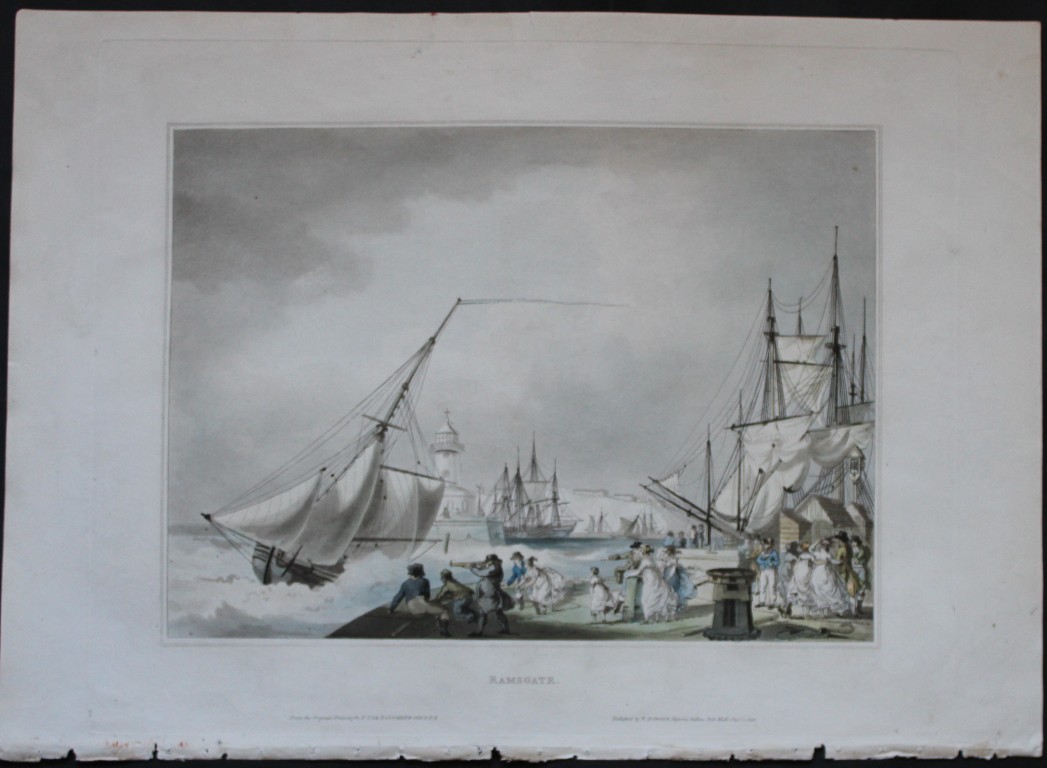 de Loutherbourg - Aquatint of Ramsgate 1805