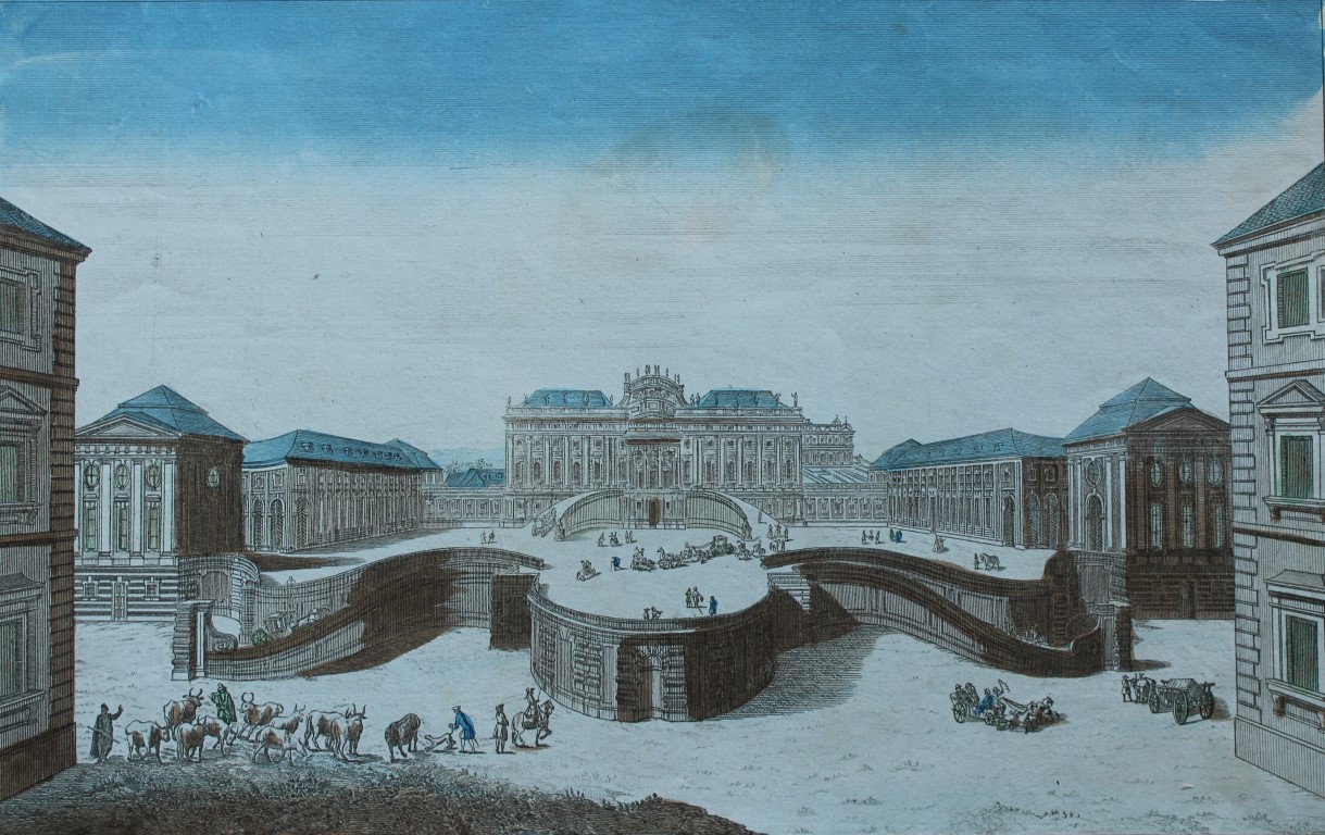 Vue d'Optique - Schwarzenberg Palace, Vienna c1770
