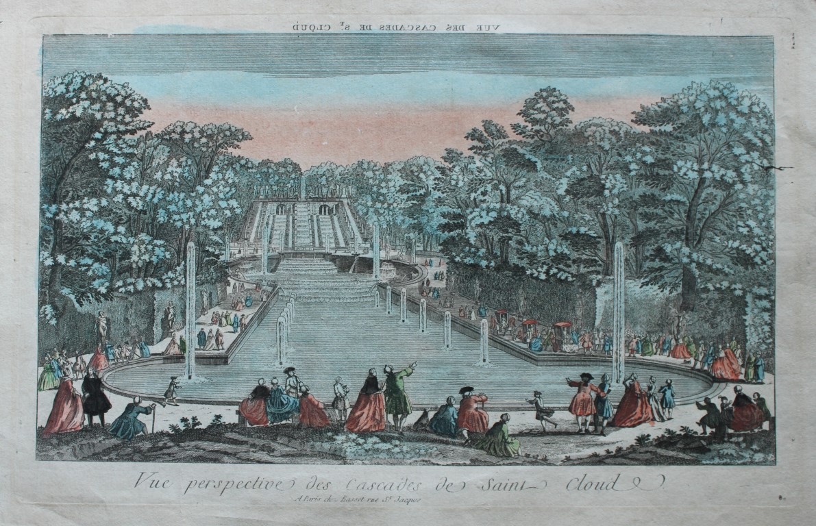 Vue d'Optique - Cascades de St. Cloud 1770