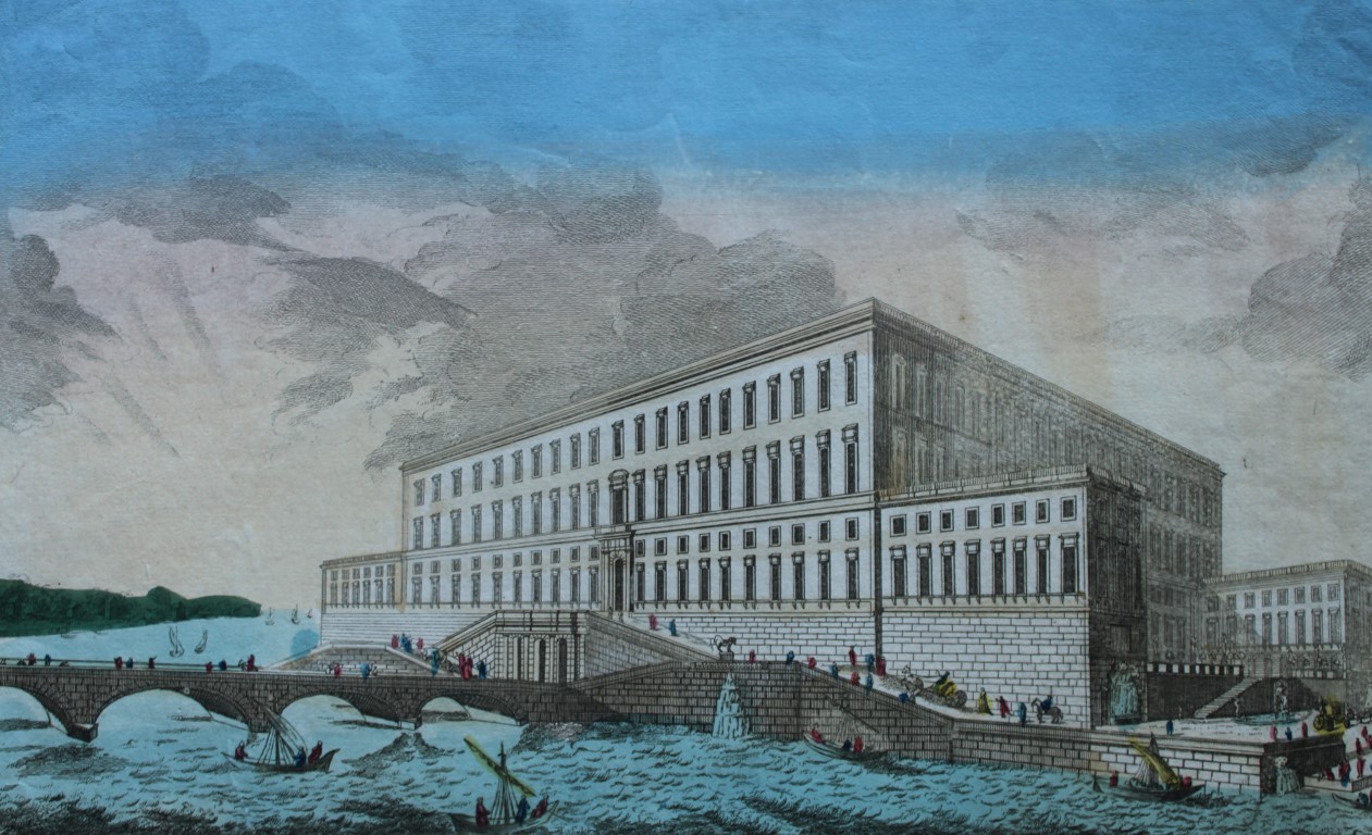 Vue d'Optique - Palace of the King of Sweden 1765