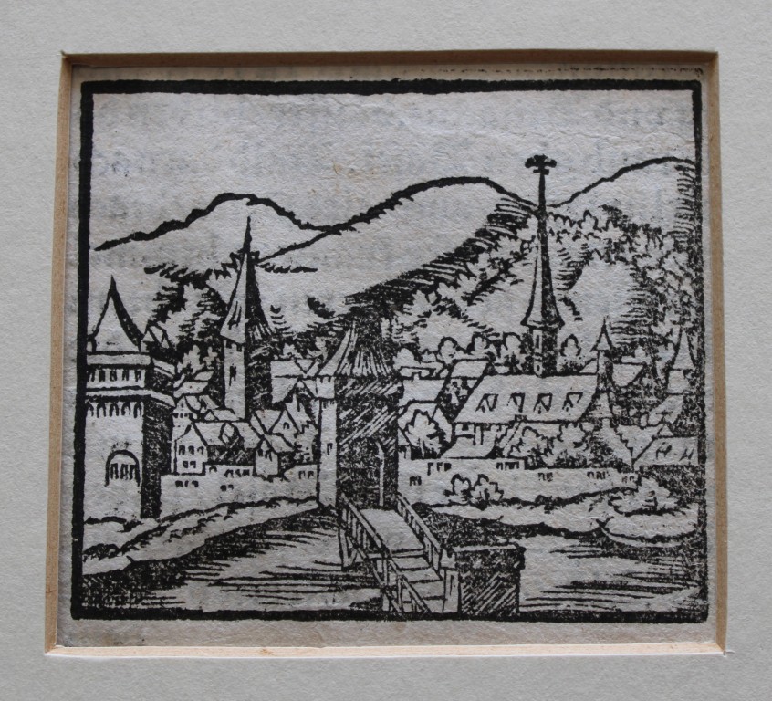 Sebastian Munster - Woodcut of Rheinfelden c1550