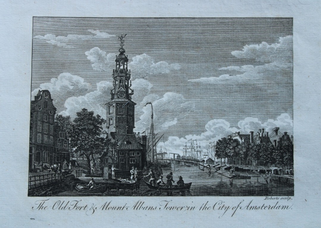 Bankes - The Old Fort in Amsterdam engraving 1790