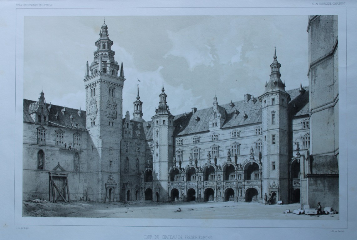 Dauzats - Frederiksborg Castle, Denmark 1842