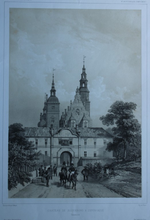 Bayot - Rosenborg Castle in Copenhagen 1842