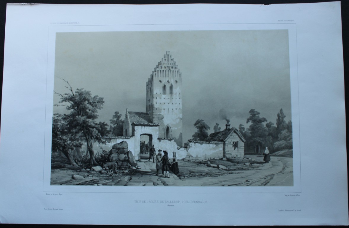Gaimard - Ballerup Church near Copenhagen 1842