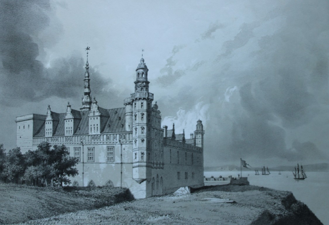 Dauzats - Chapel Tower at Kronborg Castle 1842