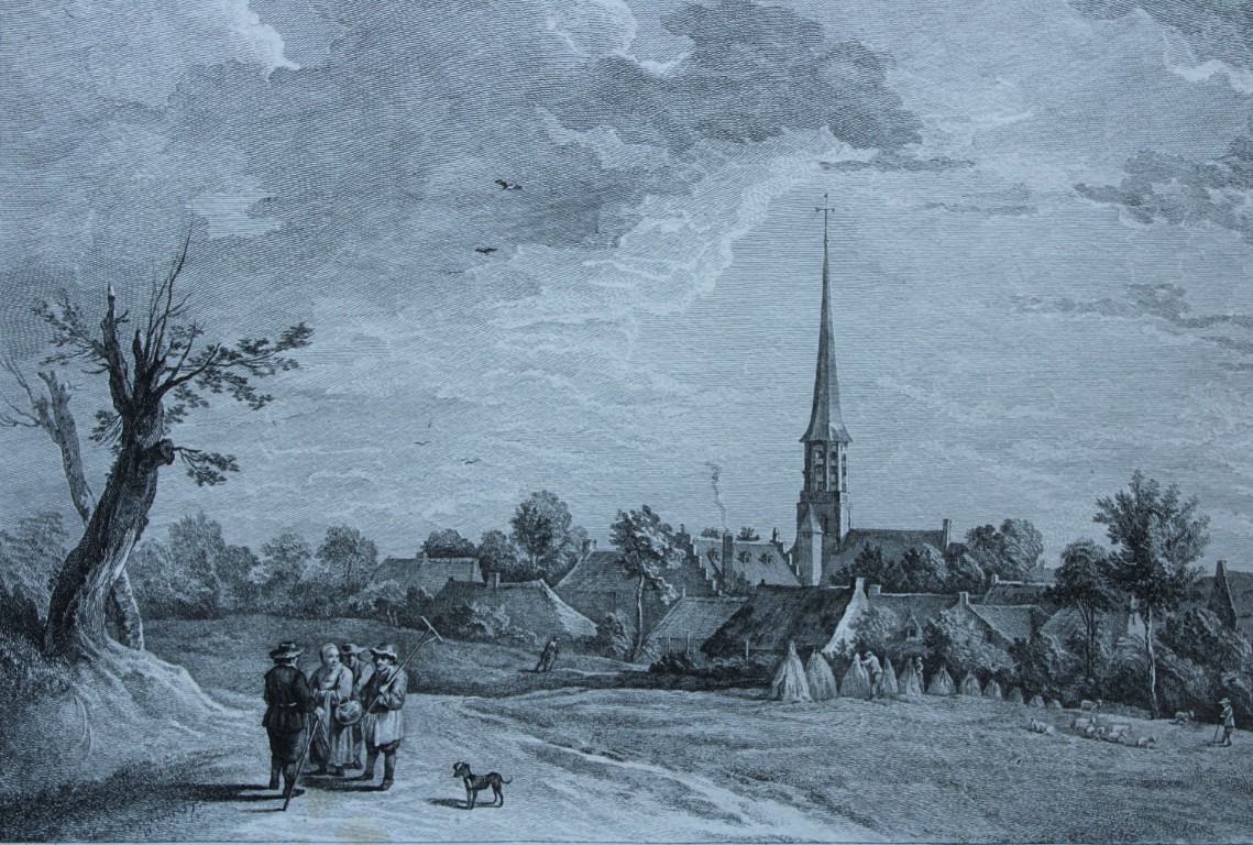 Le Bas after David Teniers - Vue de Flandres 1740