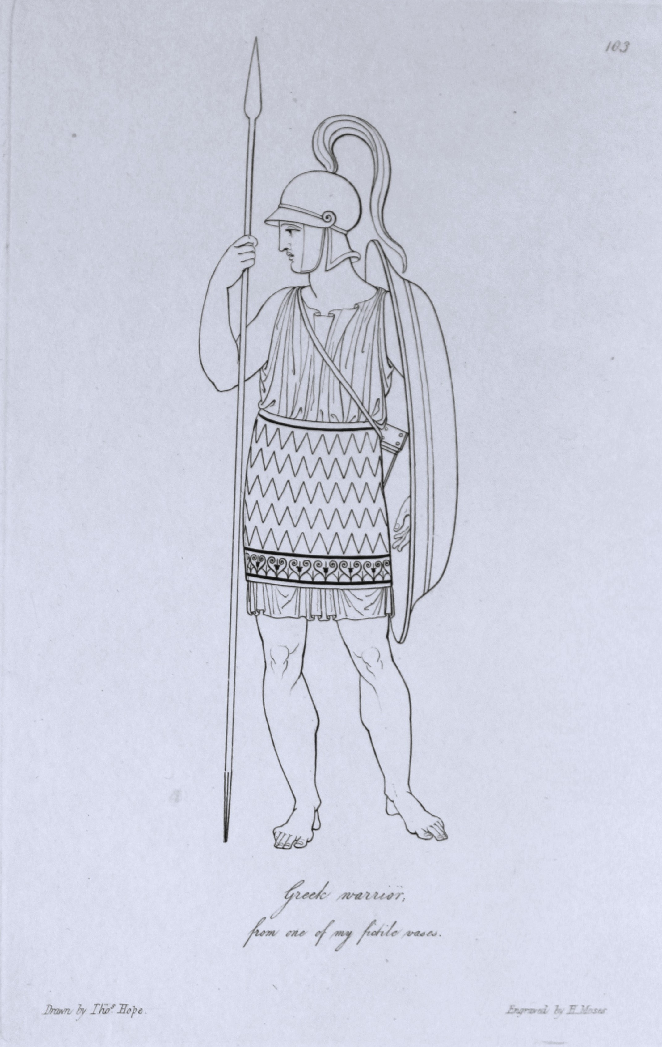 Thomas Hope - Greek Warrior 1812