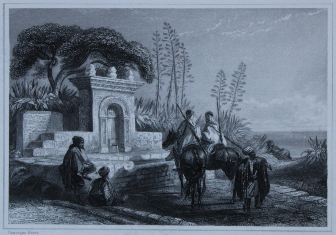 Rouargue - Fountain near Algiers 1844