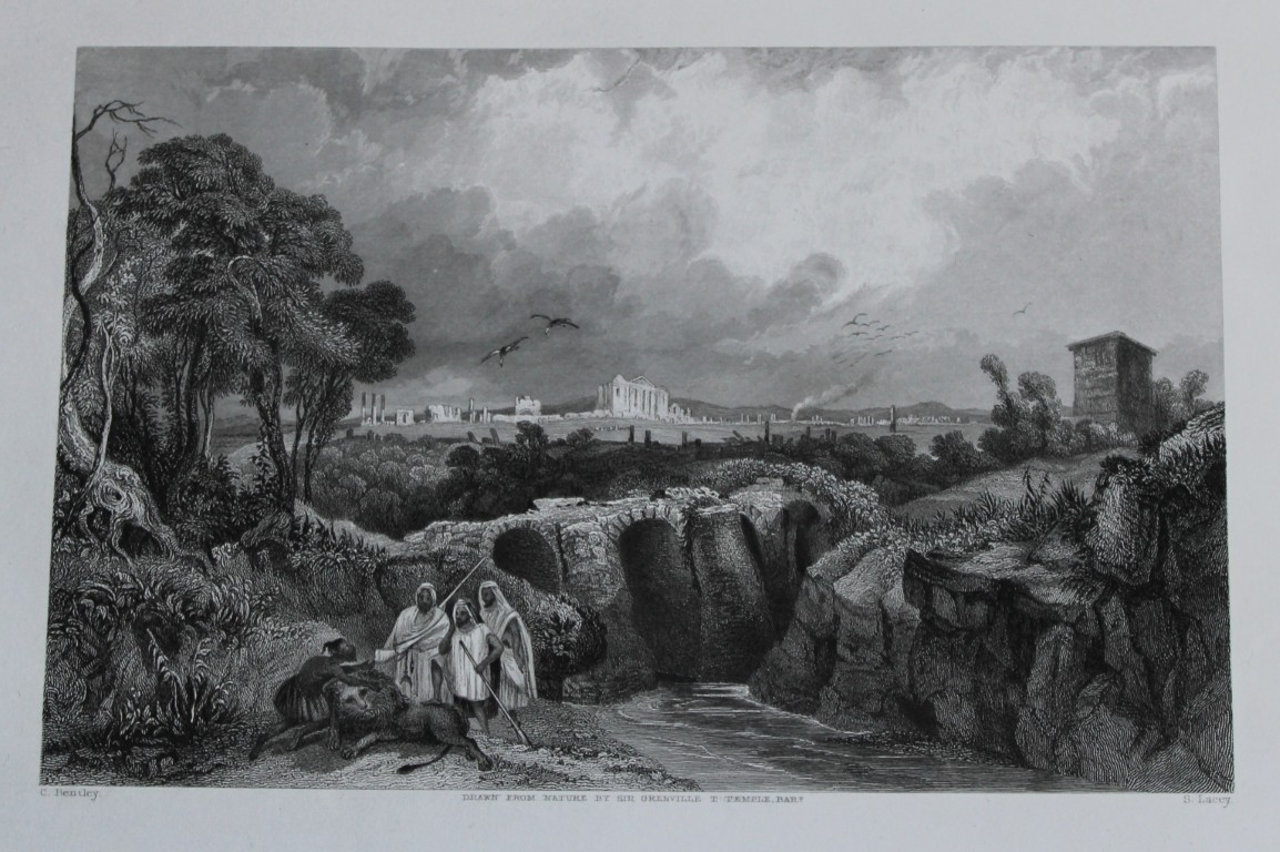 C Bentley - Ruins at Sbeitlah, Tunis 1842