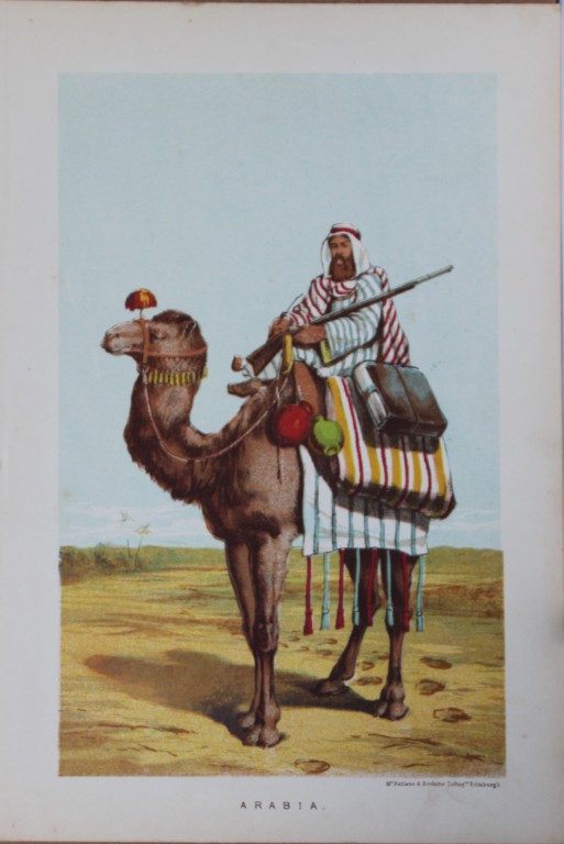 MacFarlane - Lithograph of an Arab in nationl costume 1872
