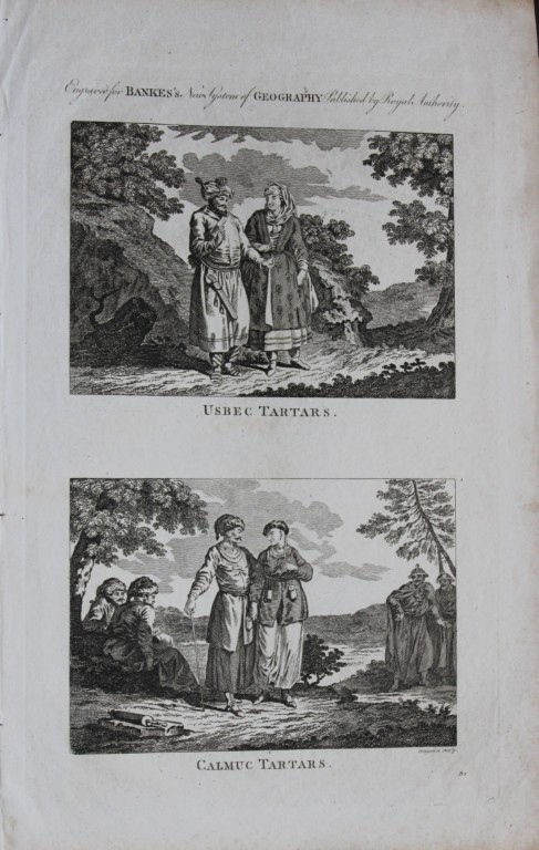 T Bankes - Calmuc Tartars engraved by Grignion 1789