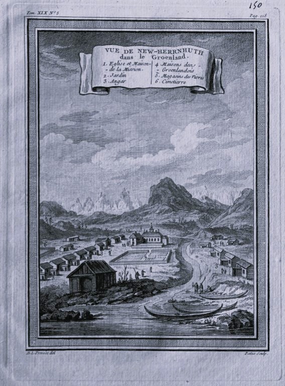 Prevost - 3 engravings of Greenland 1746