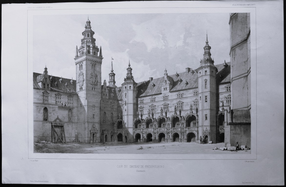 Dauzats - Frederiksborg Castle, Denmark 1842