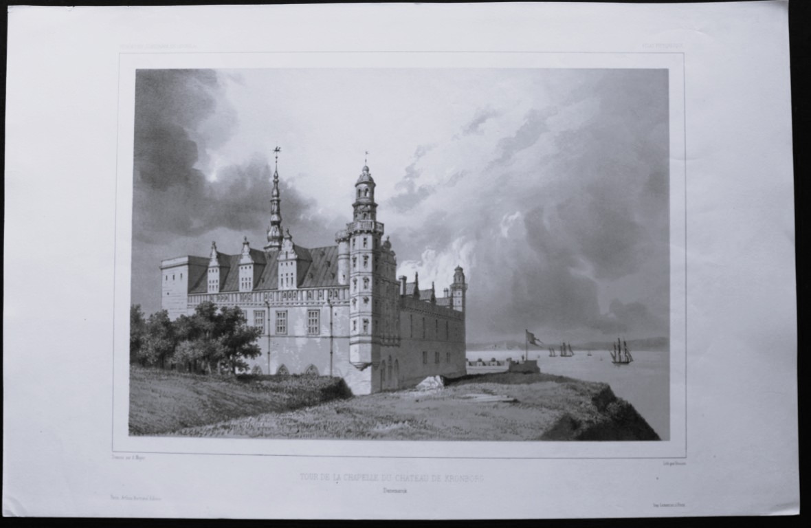 Dauzats - Chapel Tower at Kronborg Castle 1842