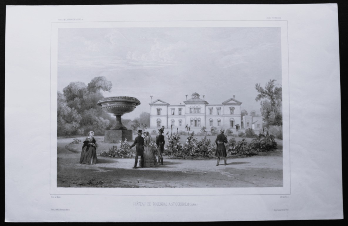 Bayot - Rosendal Castle, Stockholm 1842