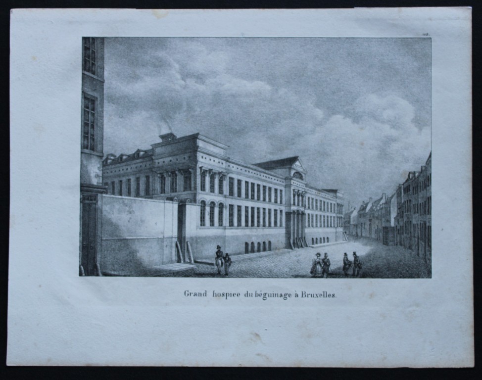 James Hulett - Grand hospice de beguinage a Bruxelles 1825