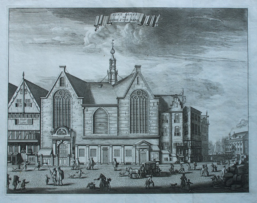 C Commelin - Engaving of St Olofs Chapel, Amsterdam  1693