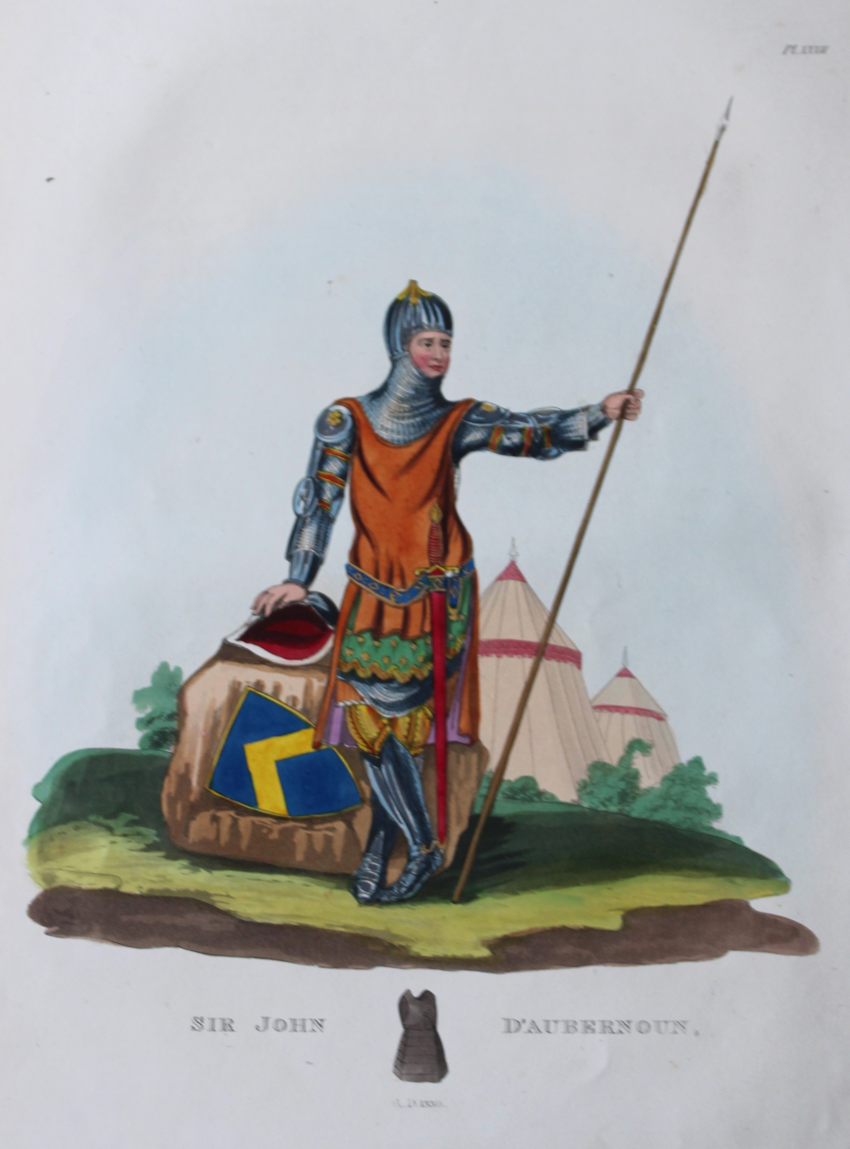 Sir John D'Aubernoun by Samuel Meyrick 1842