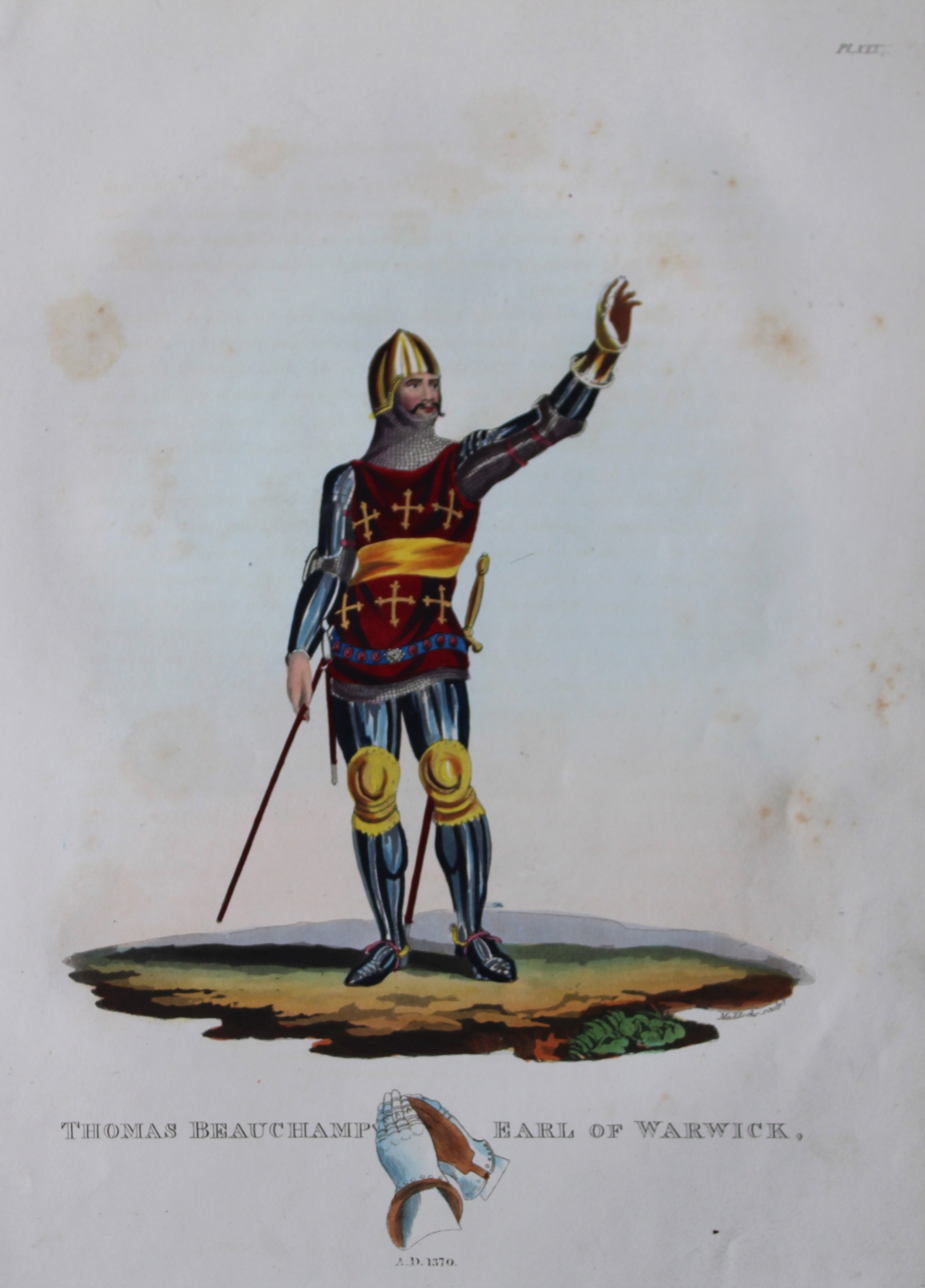 Thomas Beauchamp Earl of Warwick by Samuel Meyrick 1842