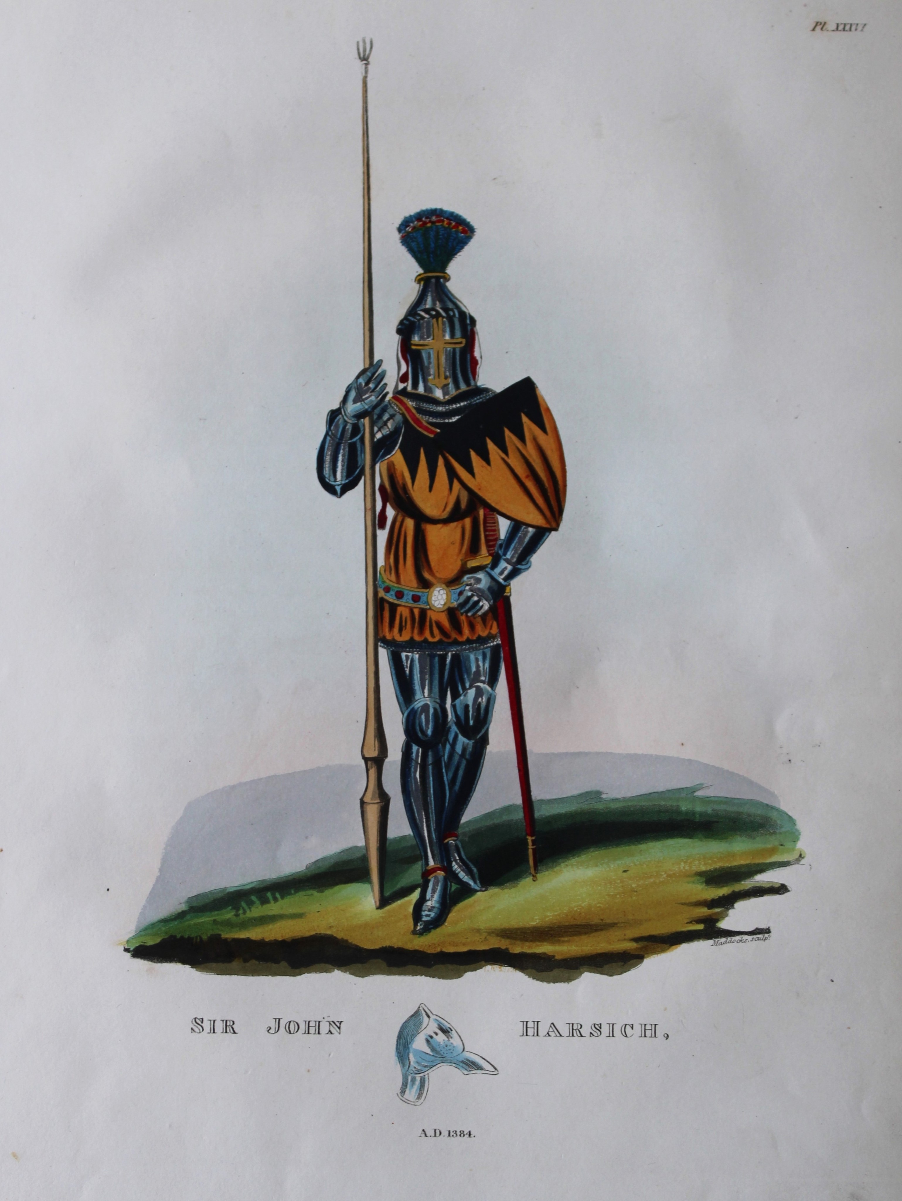 Sir John Harsich by Samuel Meyrick 1842