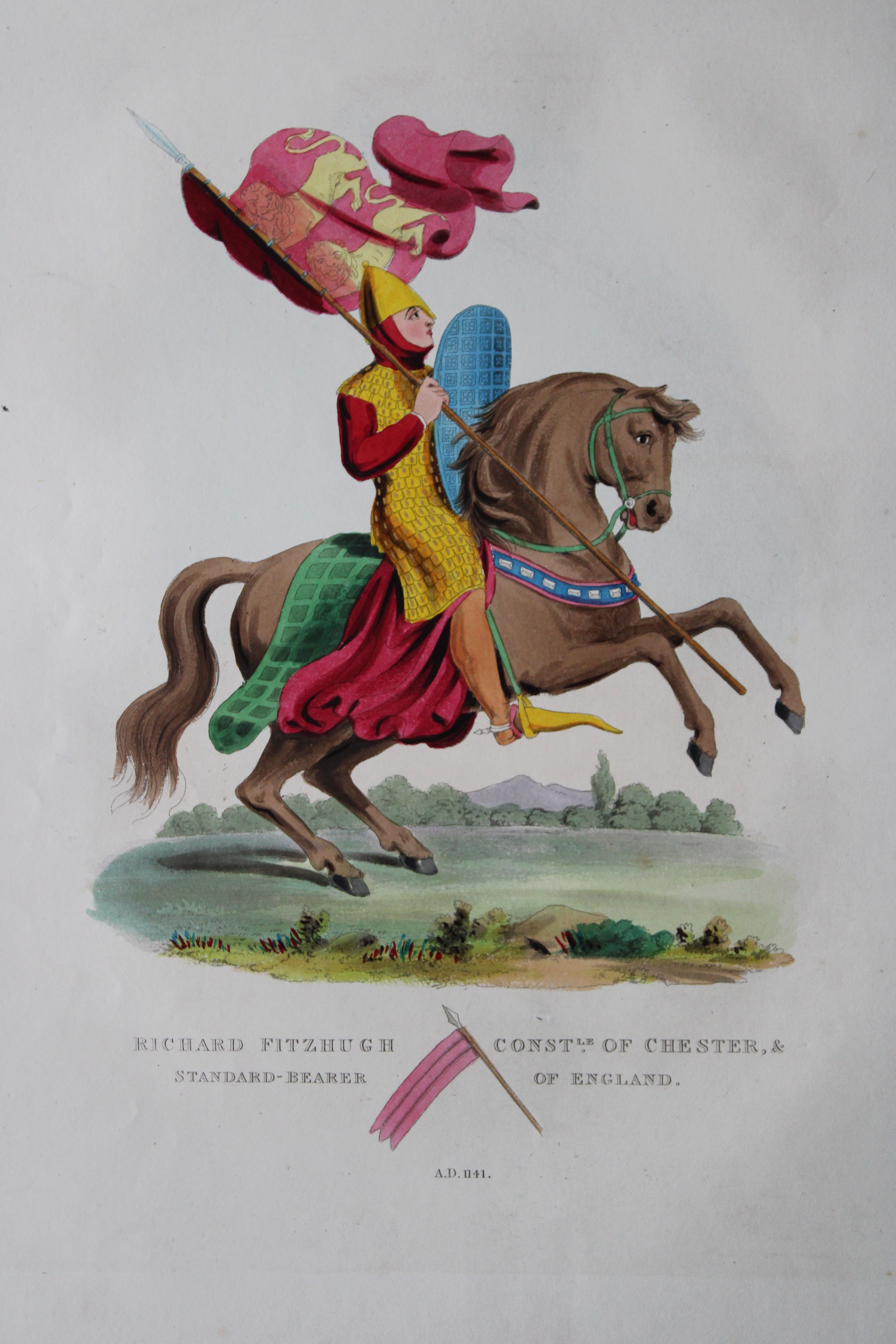 Richard Fitzhugh  by Samuel Meyrick 1842