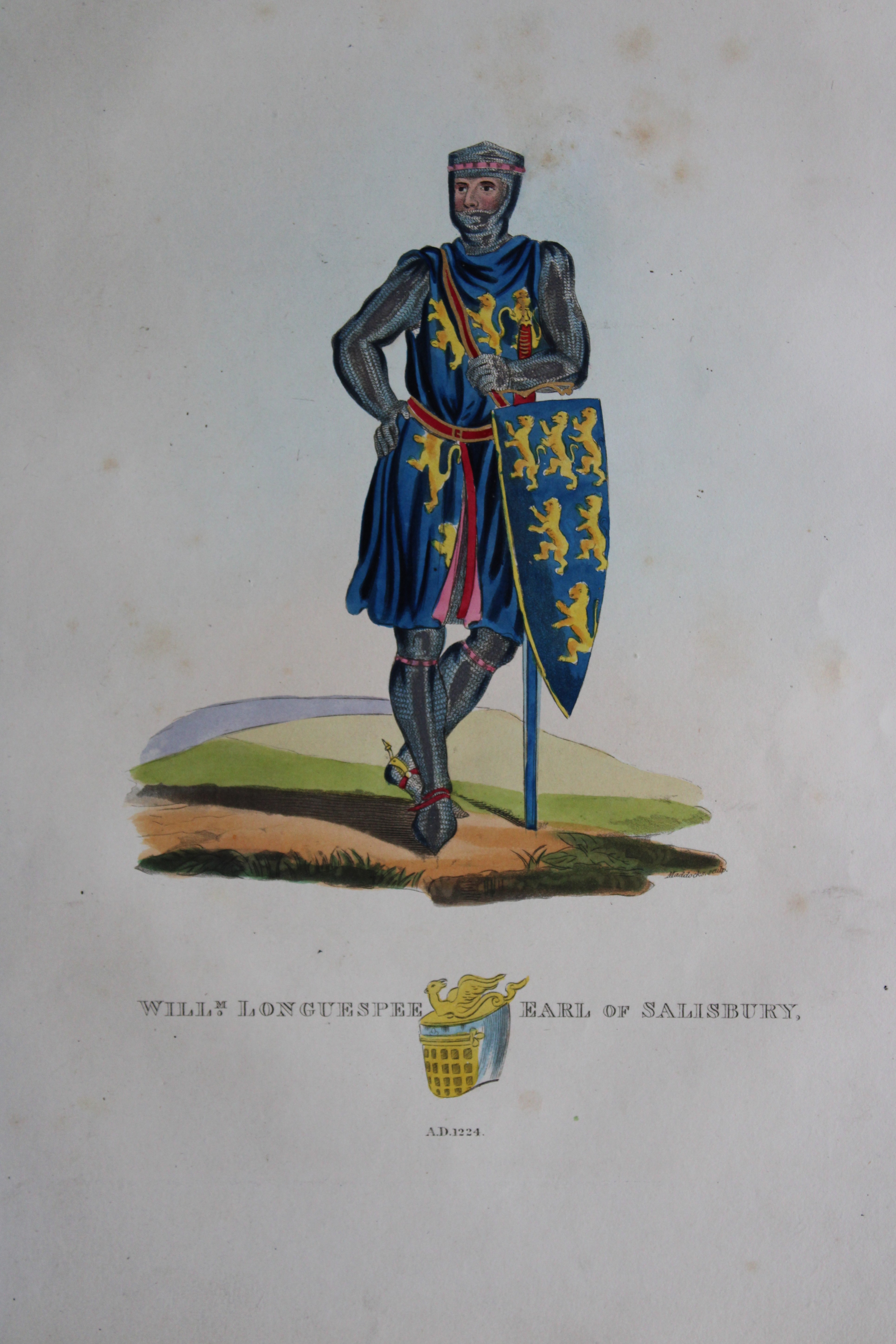 William Longuespee Earl of Salisbury by S. Meyrick 1842