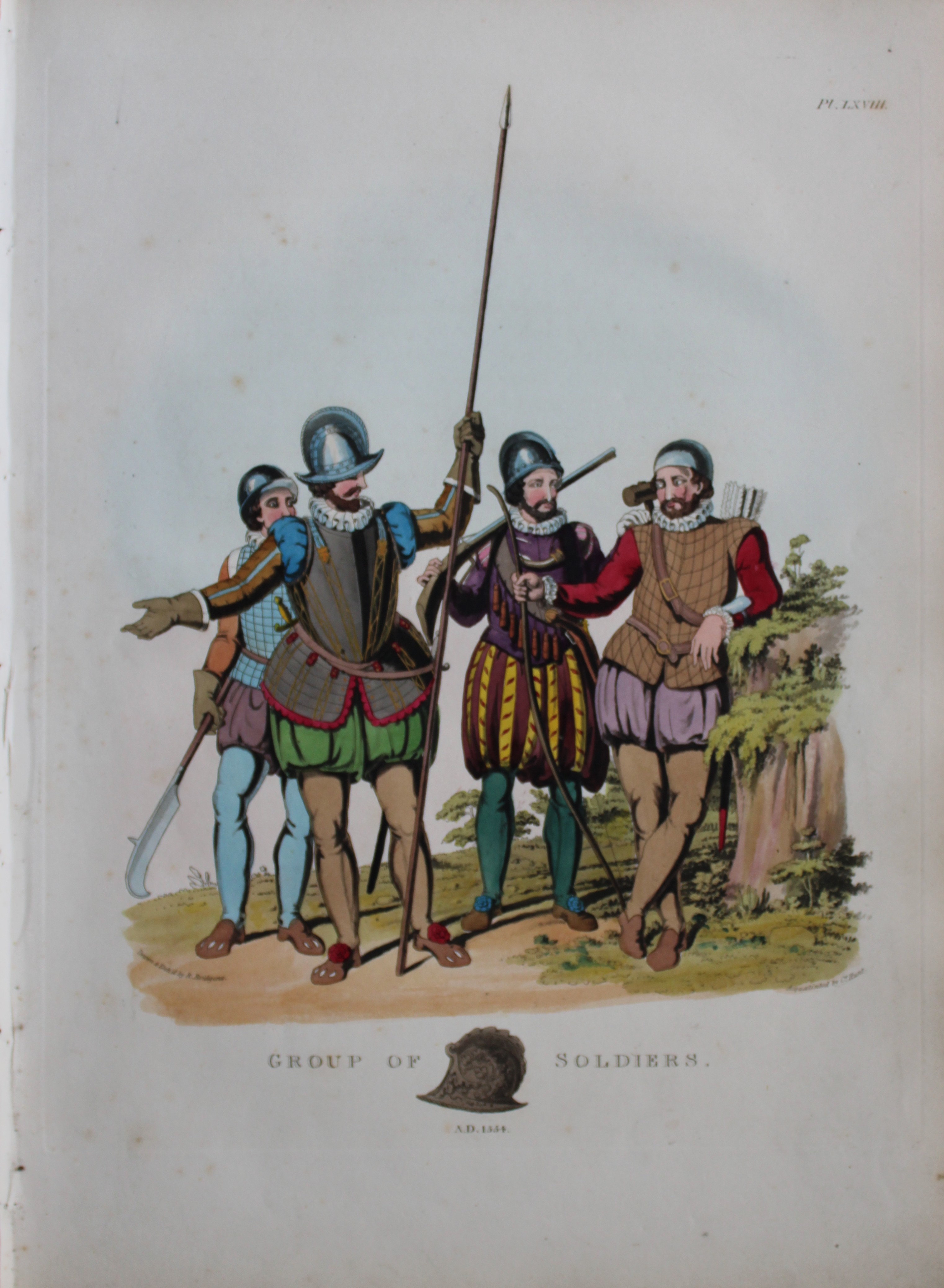 Group of Soldiers by Samuel Meyrick 1842