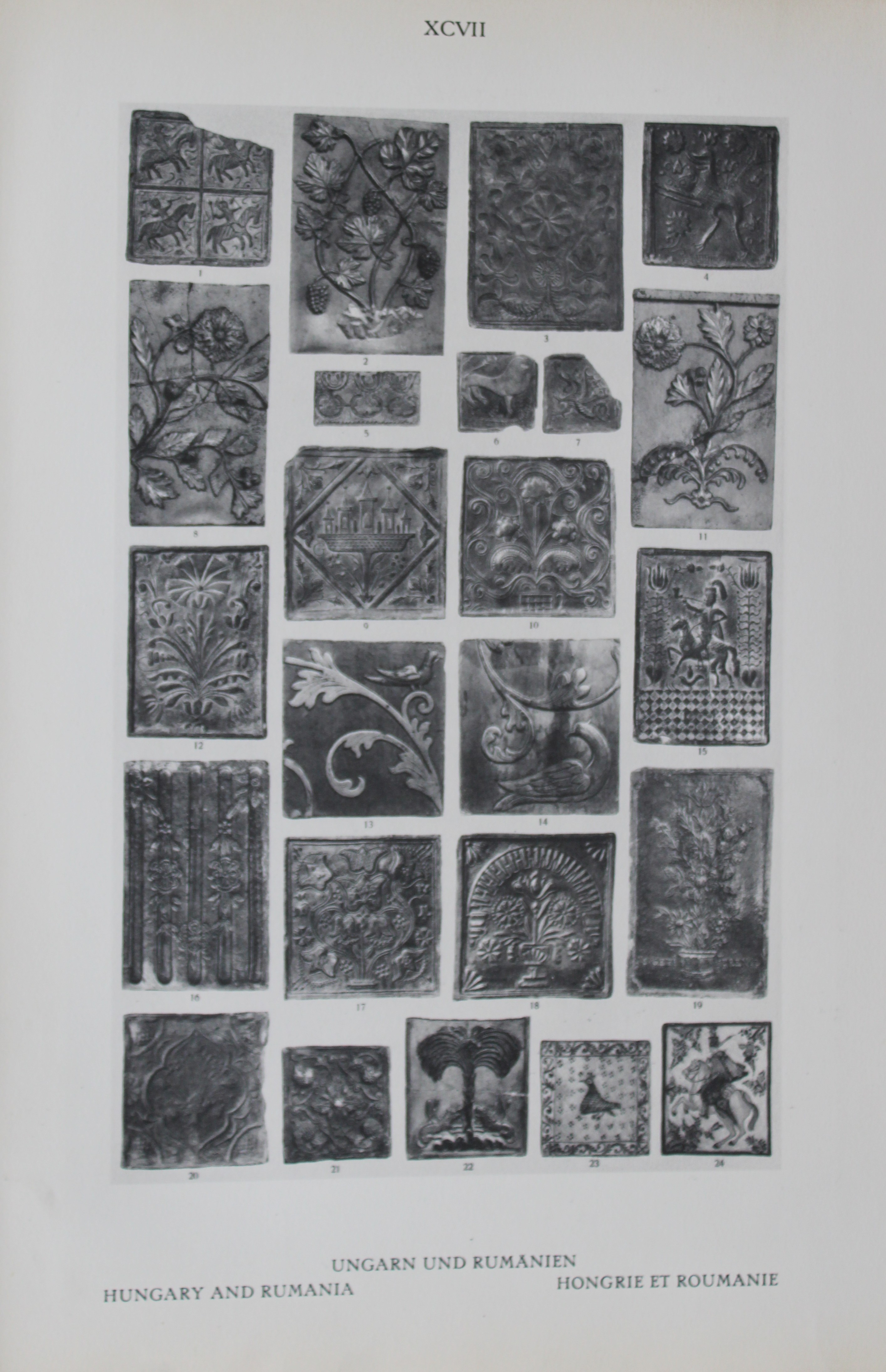 Helmuth Bossert - 4 Eastern European Folk Art plates 1924