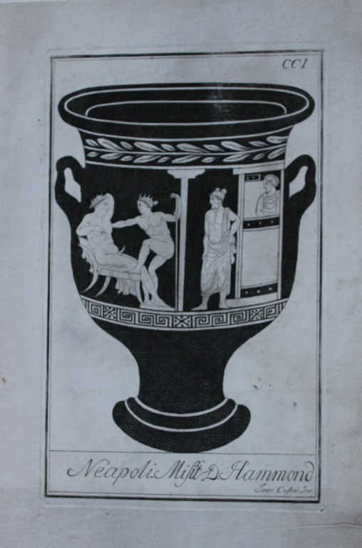 GB Passeri - Plate 201 Engraving of Etruscan vase 1768