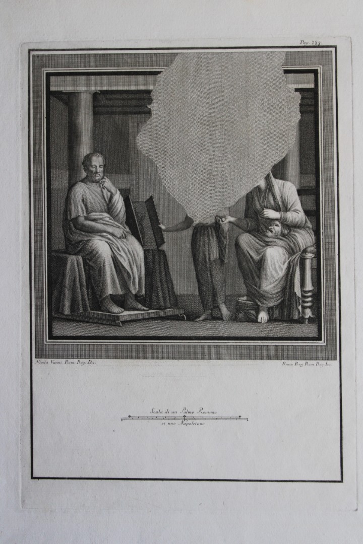 Giovanni Morghen - Antiquities of Herculaneum engraving 1752