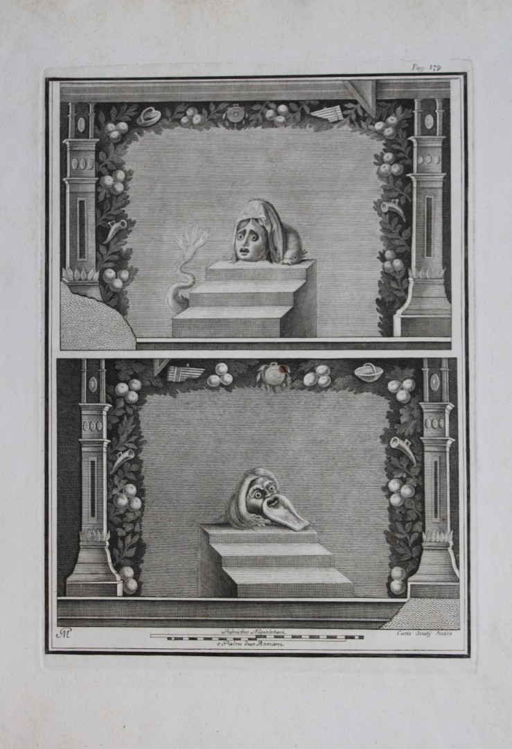 Giovanni Morghen - Antiquities of Herculaneum engraving 1752