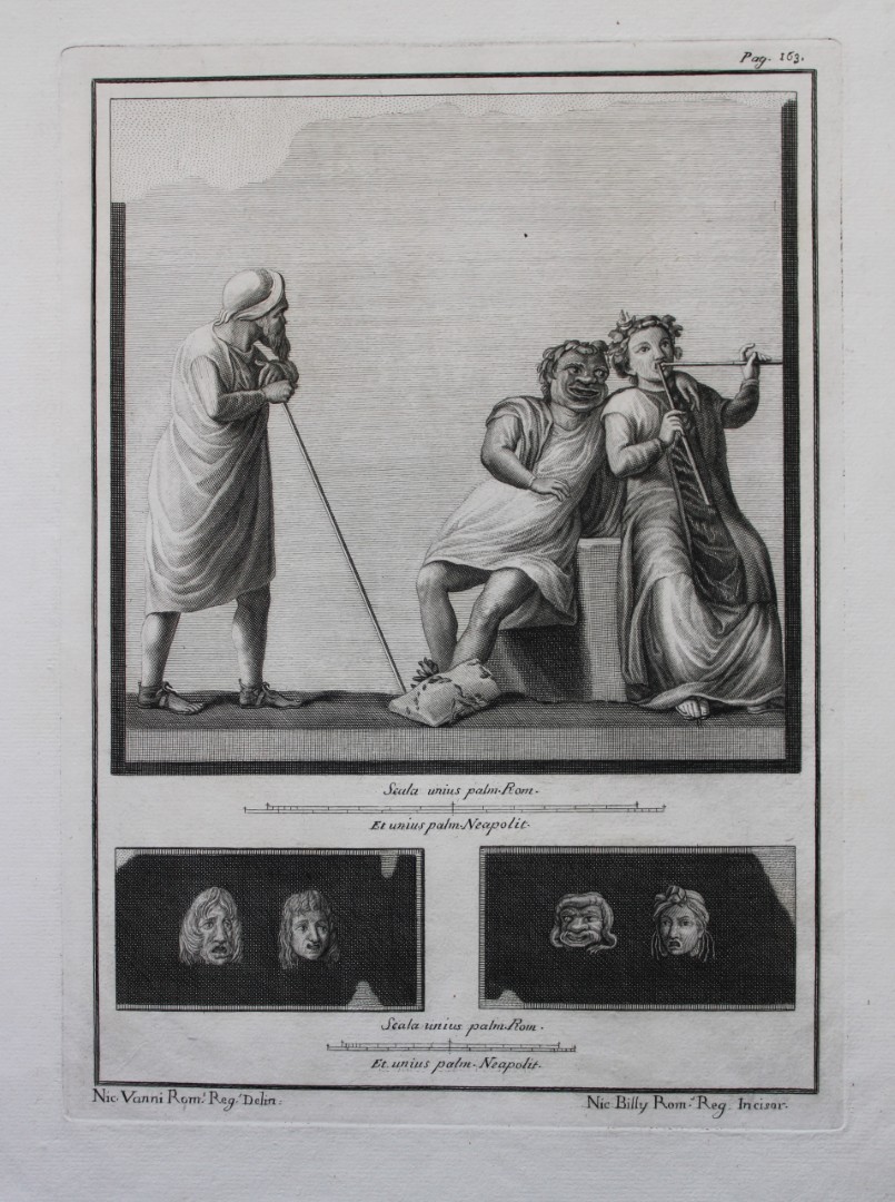 Giovanni Morghen - Antiquities of Herculaneum engraving 1752