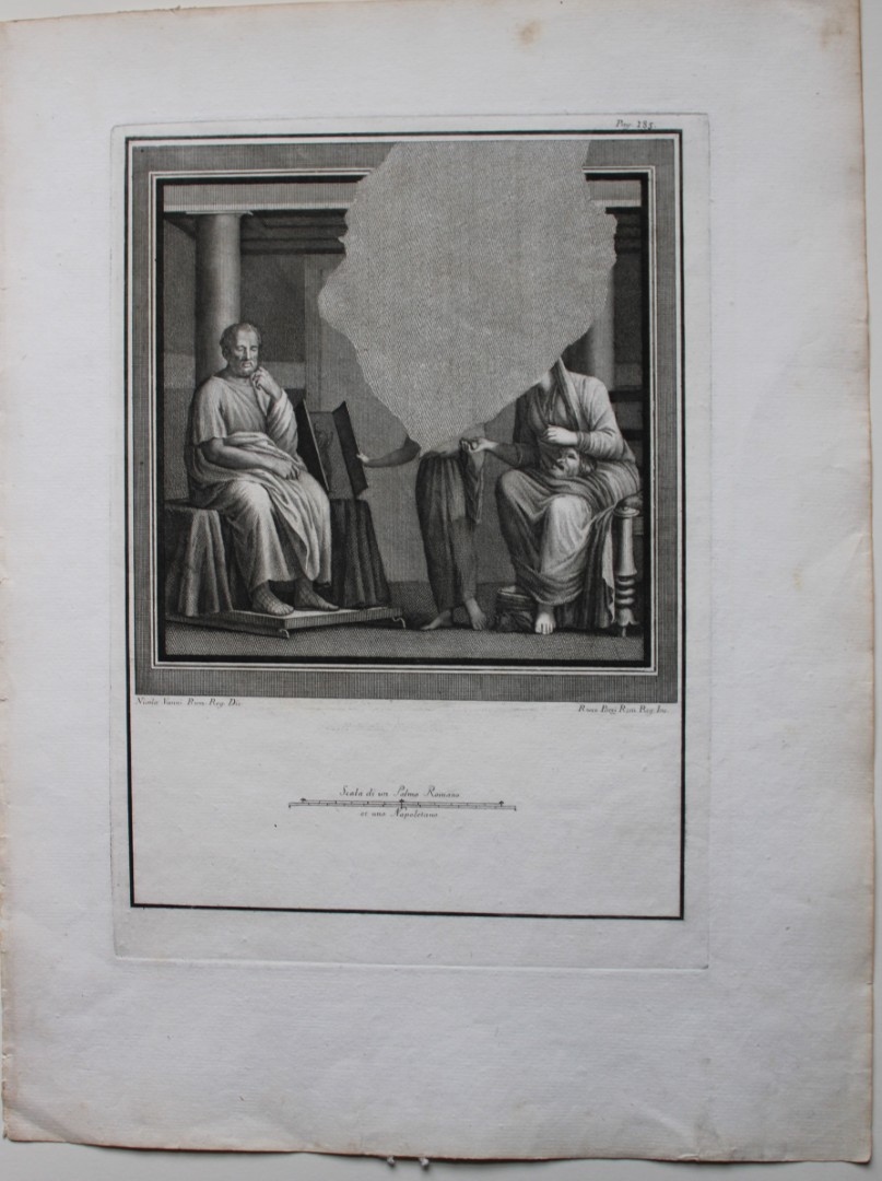 Giovanni Morghen - Antiquities of Herculaneum engraving 1752