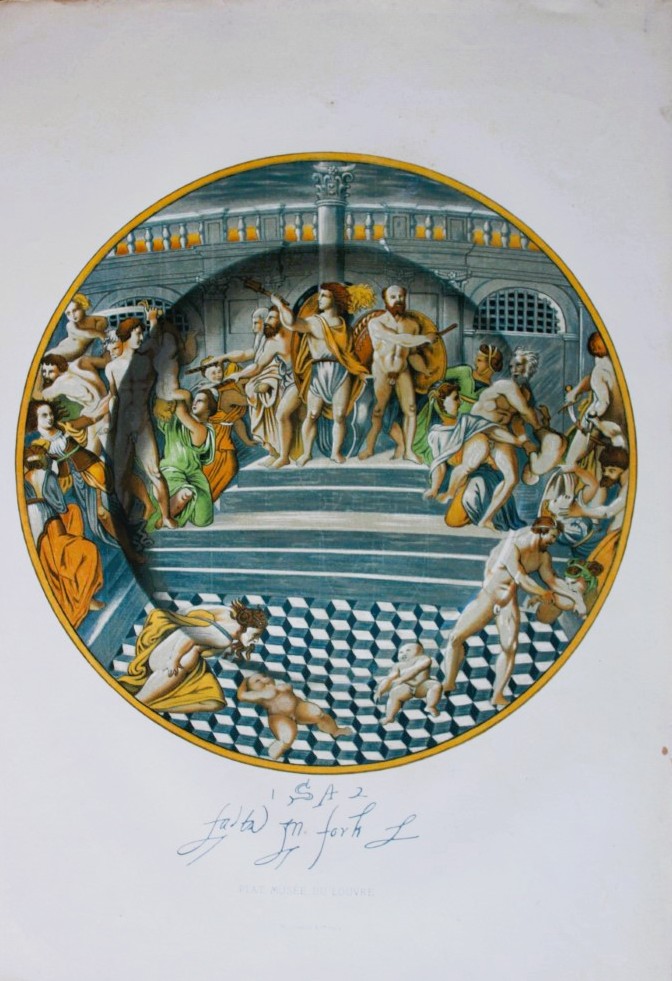 Delange and Bornemann - 76. Plat Musee du Louvre 1869