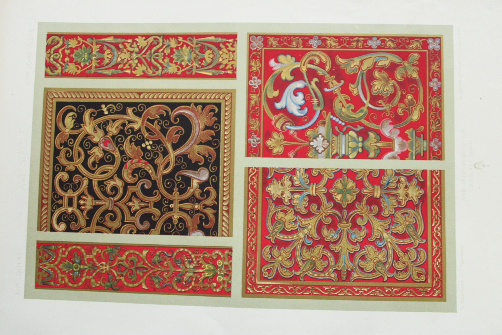 Dupont-Auberville - Chromolithograph of decorative art 1881.