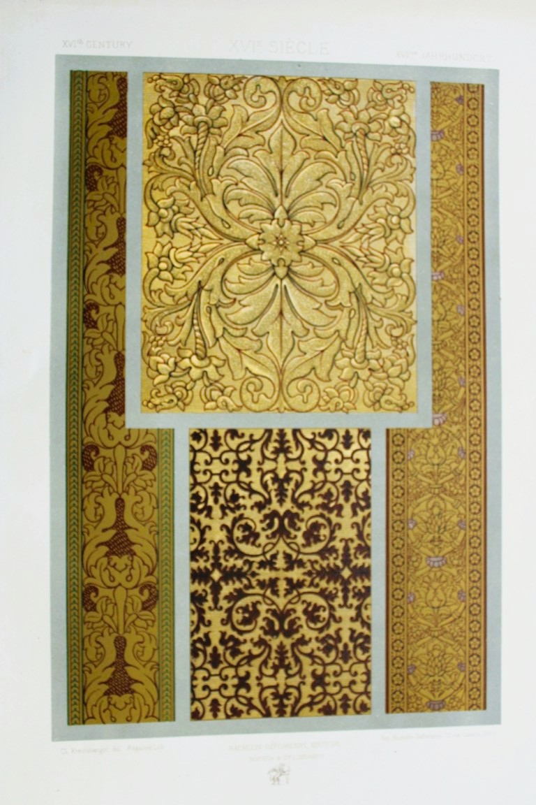 Dupont-Auberville - Chromolithograph of decorative art 1881.