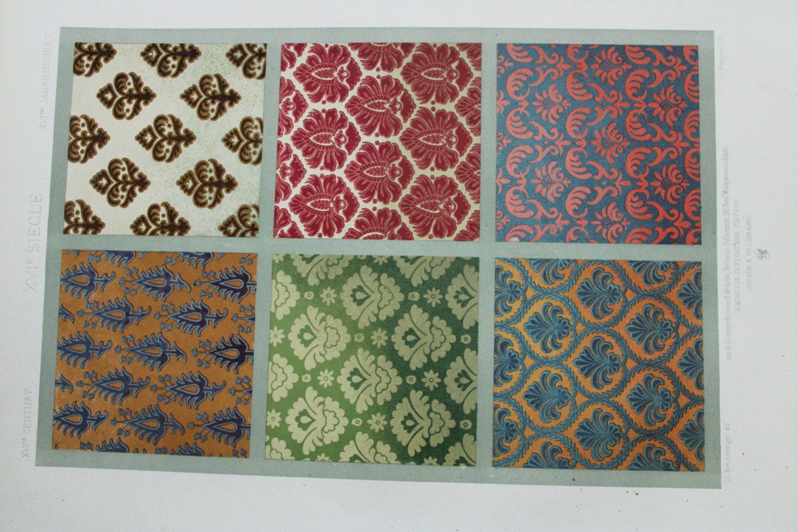 Dupont-Auberville - Chromolithograph of decorative art 1881.
